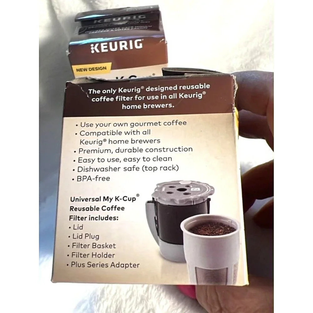 Keurig My K‑Cup Universal Reusable Coffee Filters • NEW DESIGN • NIB - QTY 2